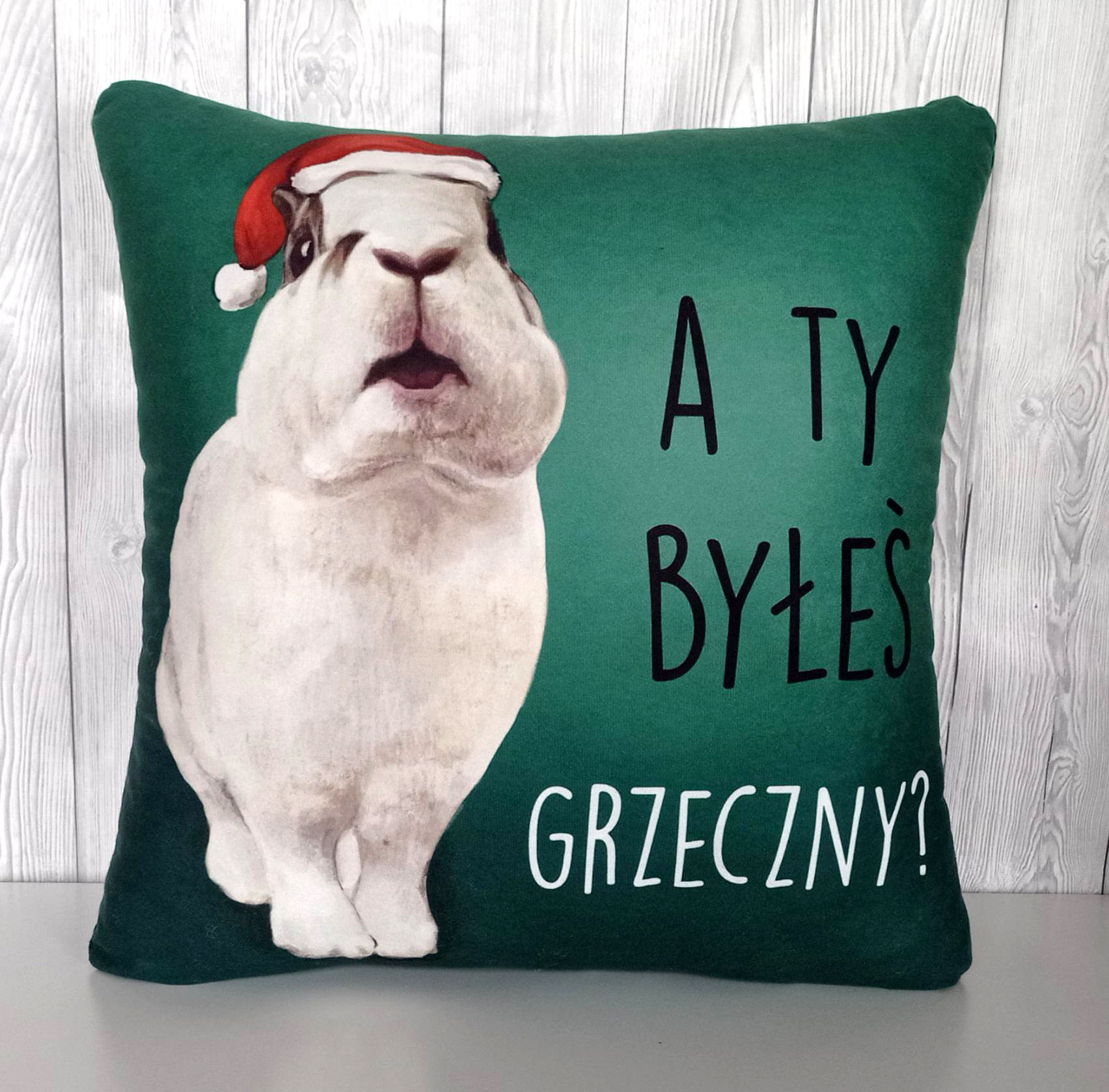 Poduszka świąteczna Byłeś grzeczny?