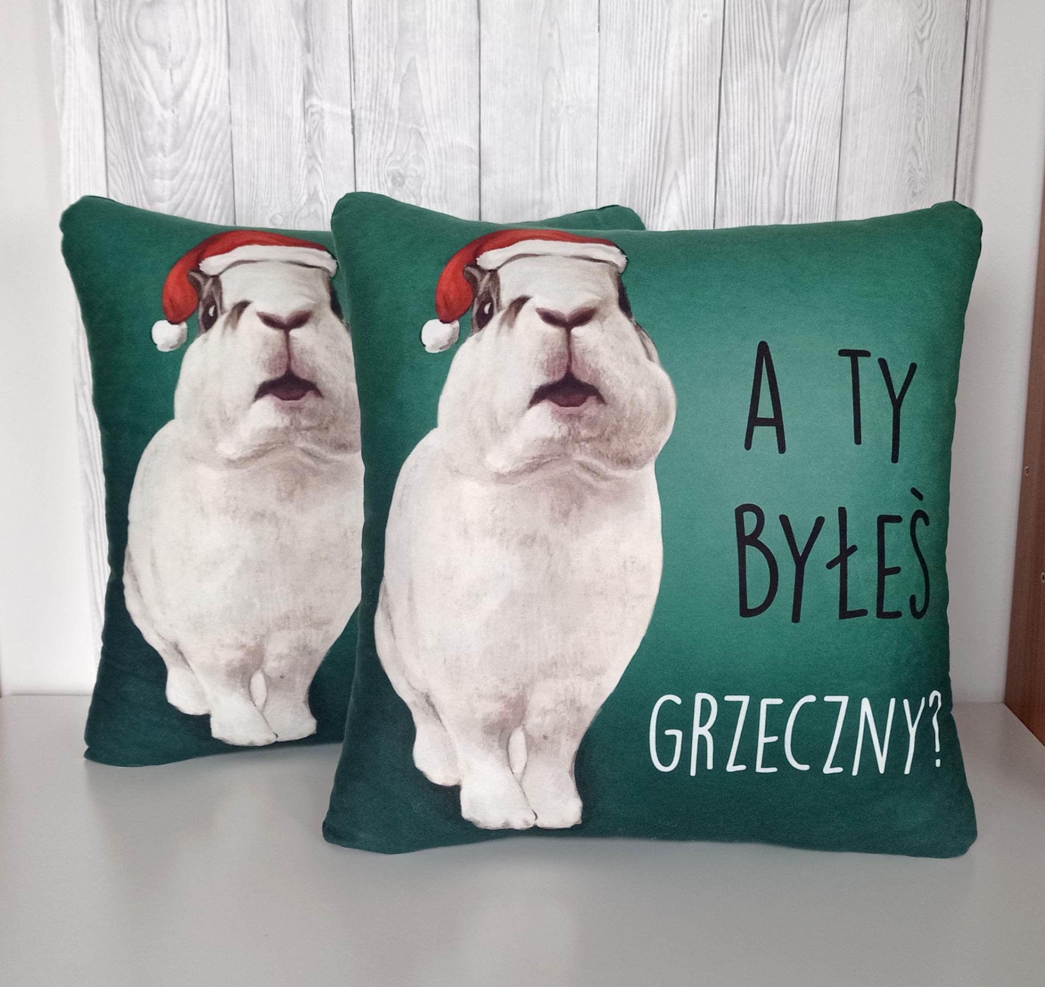 Poduszka świąteczna Byłeś grzeczny? - obrazek 3