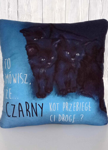 Poduszka dekoracyjna KOT #7