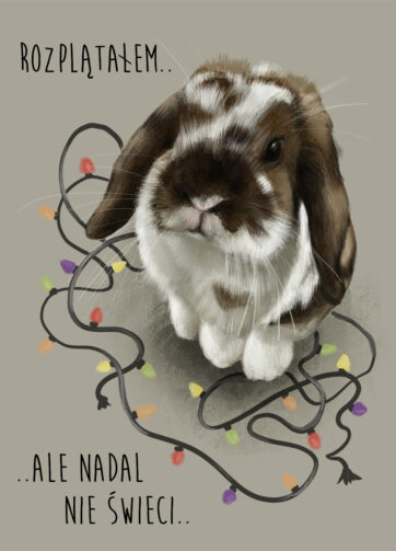 Plakat świąteczny #1 Nadal nie świeci