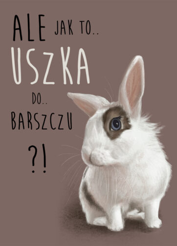 Plakat świąteczny #3 Uszka do barszczu