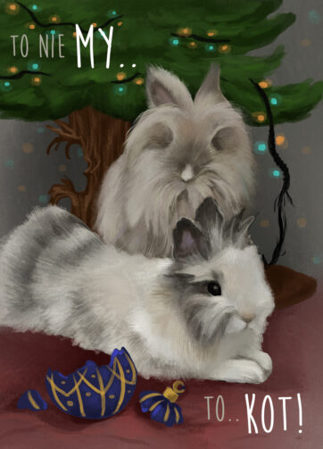 Plakat świąteczny #9 To nie my