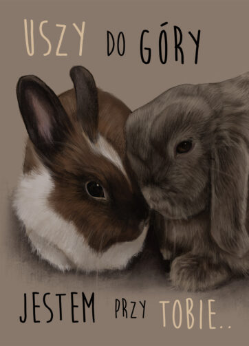 Plakat Walentynki #6 Uszy do góry