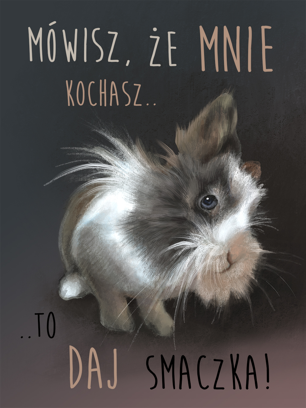 Plakat Walentynki #5 Daj smaczka