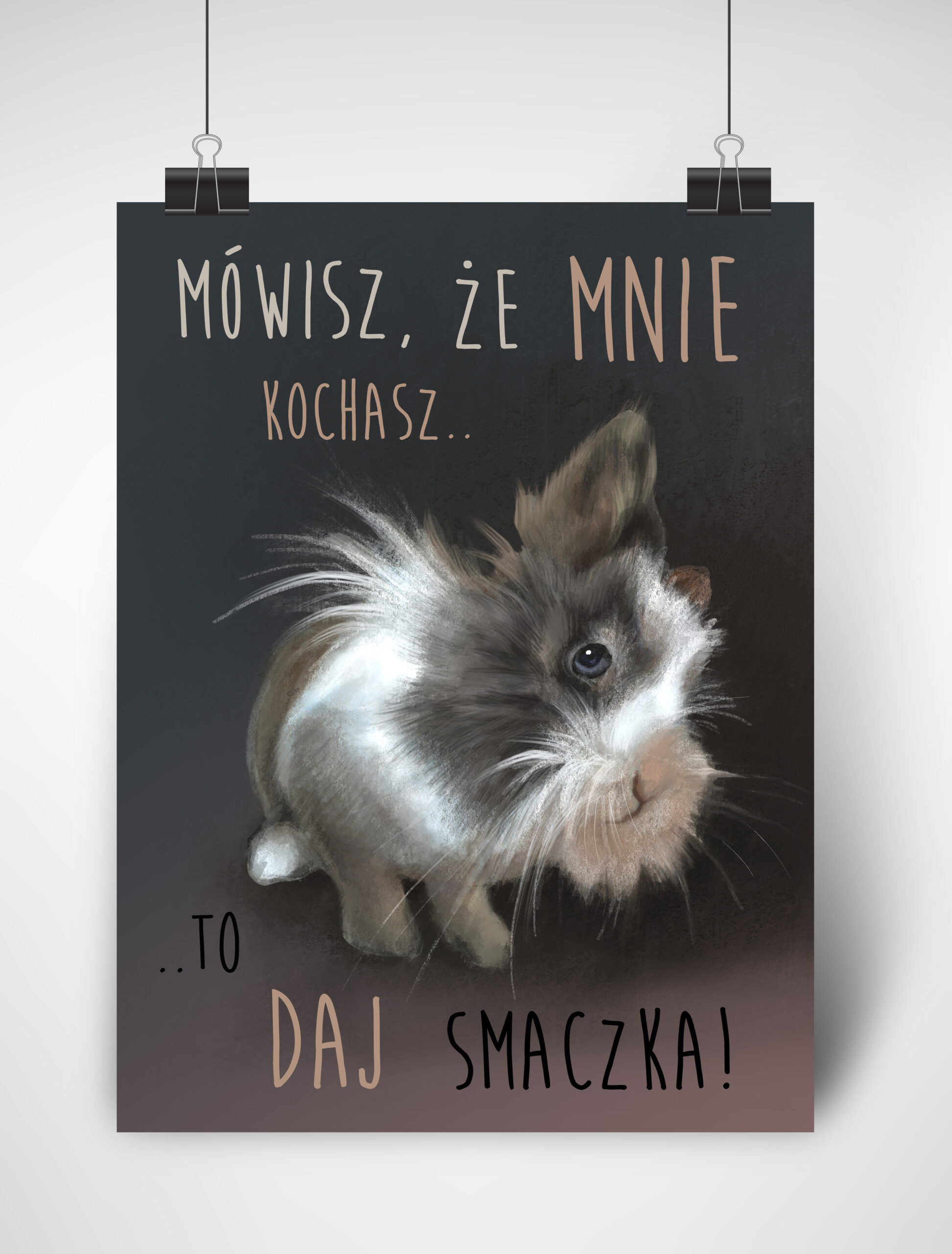 Plakat Walentynki #5 Daj smaczka - obrazek 2