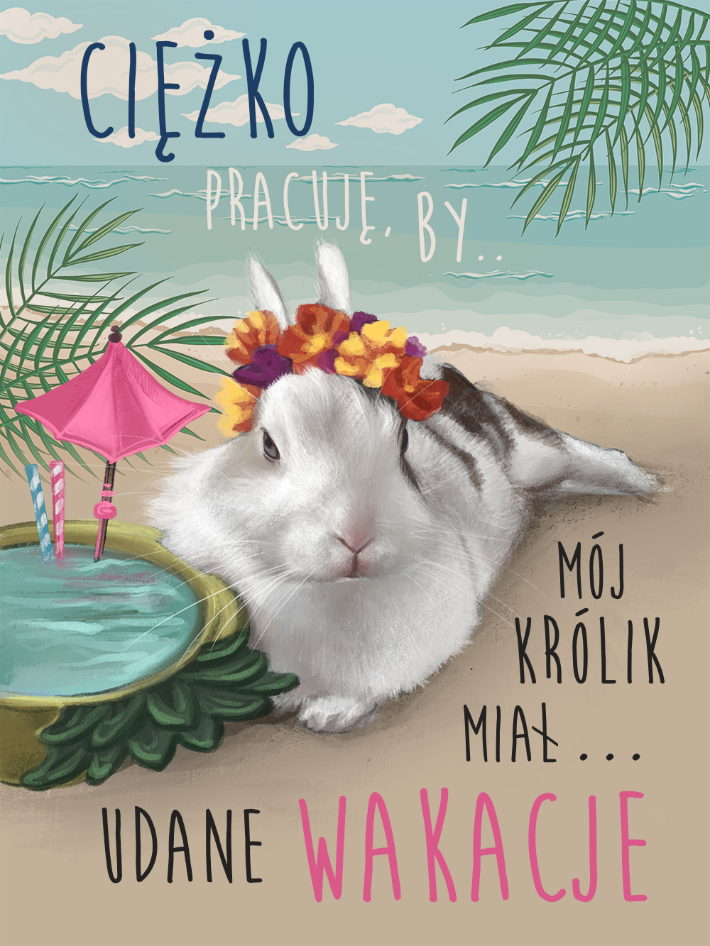 Plakat #Ciężko pracuję