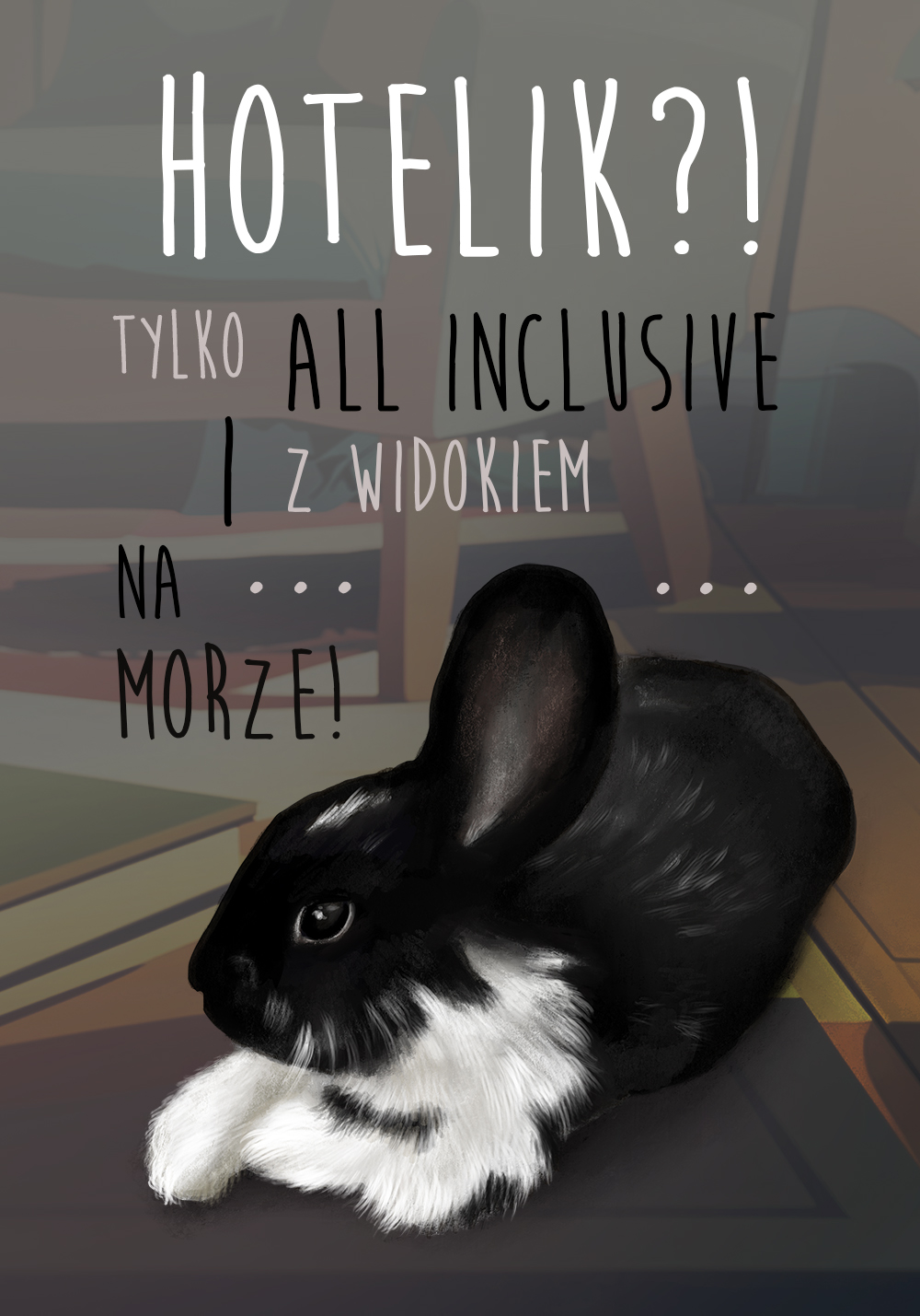 Plakat #Hotelik