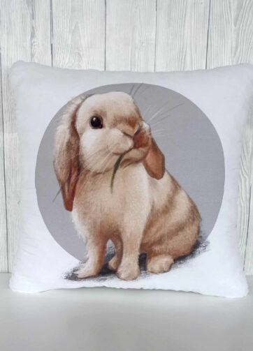 Poduszka Królik z trawką