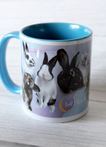 Kubek firmowy Isil Black z królikami