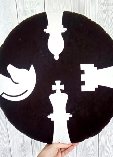 Poduszka dekoracyjna - Szach